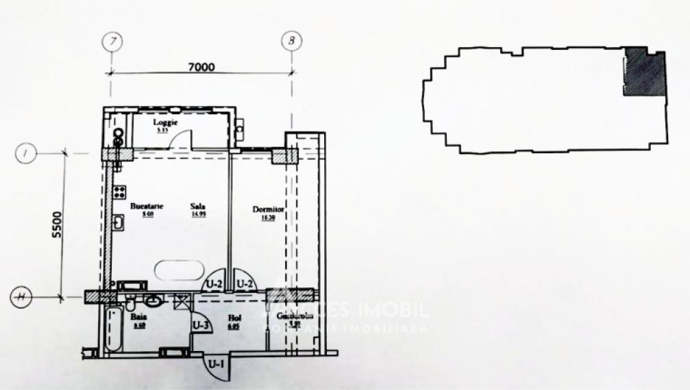 Newton House! Новострой! Ботаника, ул. Грэдина Ботаникэ, 1 комната + гостиная. Белый вариант! Вид!: 2
