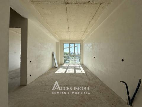 Bloc Nou! Râșcani, bd. Renașterii Naționale, 2 camere + living. Varianta albă!: 0
