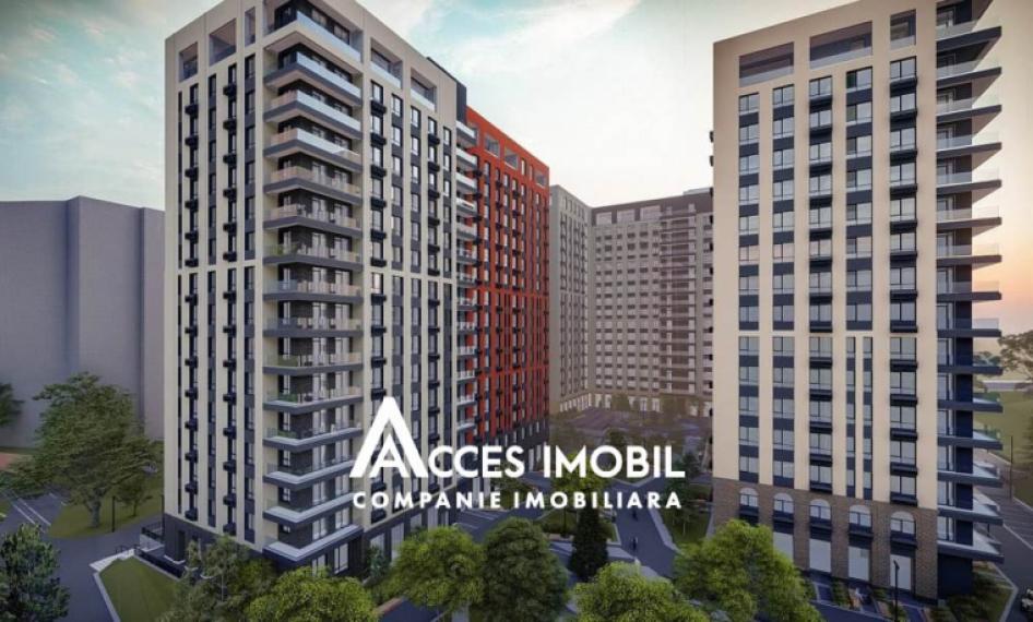 Bloc Nou! Râșcani, bd. Renașterii Naționale, 2 camere + living. Varianta albă!: 7