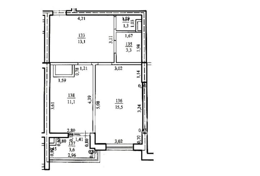 Exfactor! Bloc Nou! Buiucani, str. Ion Buzdugan, 1 cameră + living. Varianta albă! Localizare de mijloc!: 6