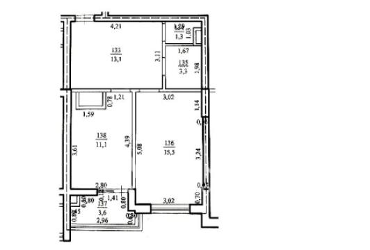 Exfactor! Bloc Nou! Buiucani, str. Ion Buzdugan, 1 cameră + living. Varianta albă! Localizare de mijloc!: 6