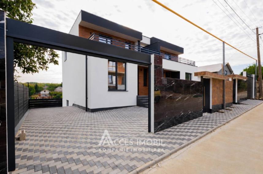 Duplex în 3 niveluri! Durlești, str. Mitropolit Dosoftei, 3 camere + living, 175m2 + 2 ari. Varianta albă!: 3