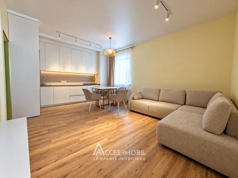 Buiucani, str. Onisifor Ghibu, 2 camere + living. Euroreparație! Încălzire autonomă!: 1