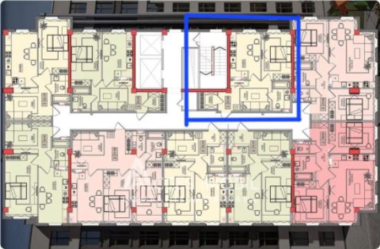 Estate Invest! Bloc Nou! Ciocana, str. Bucovina, 1 cameră + living. Varianta albă! Localizare de mijloc!: 4