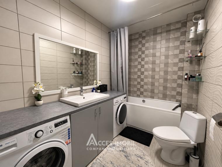 Bloc Nou! Durlești, str. Ștefan-Vodă, 2 camere + living. Euroreparație!: 10
