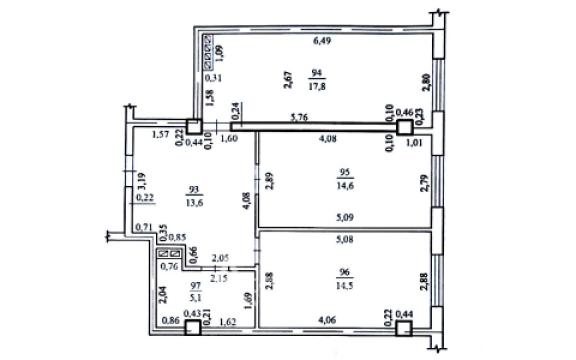 Bloc Nou! Durlești, str. Cartușa, 2 camere + living. Varianta albă!: 7