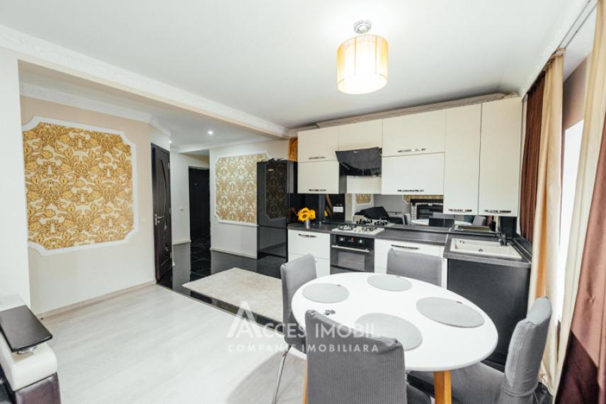Bloc Nou! Durlești, str. Tudor Vladimirescu, 2 camere + living. Euroreparație!: 3