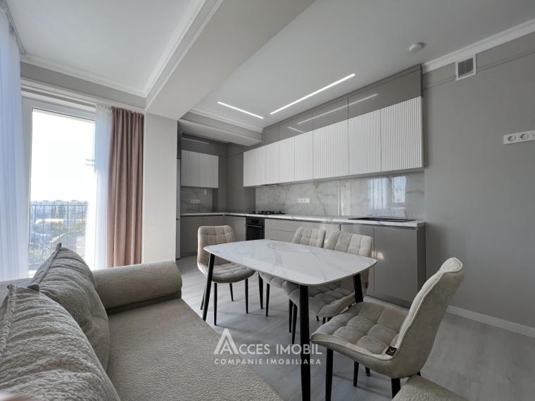 Estate Invest! Bloc Nou! Durlești, str. Atelierilor, 1 cameră + living. Euroreparație!: 3