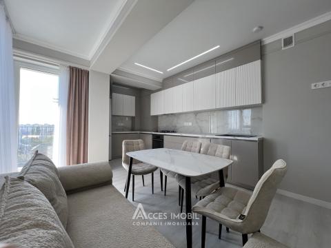 Estate Invest! Bloc Nou! Durlești, str. Atelierilor, 1 cameră + living. Euroreparație!: 3