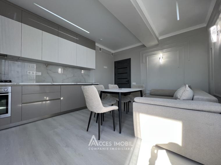 Estate Invest! Bloc Nou! Durlești, str. Atelierilor, 1 cameră + living. Euroreparație!: 4