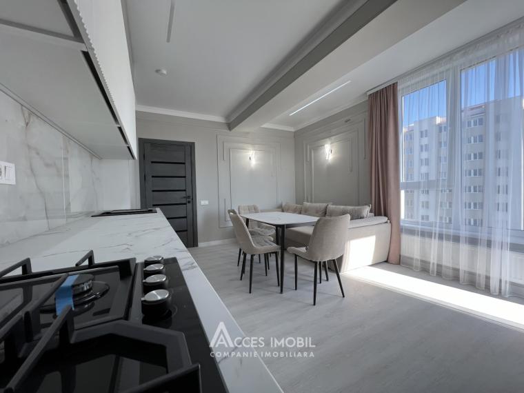 Estate Invest! Bloc Nou! Durlești, str. Atelierilor, 1 cameră + living. Euroreparație!: 5