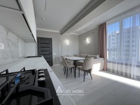 Estate Invest! Bloc Nou! Durlești, str. Atelierilor, 1 cameră + living. Euroreparație!: 5