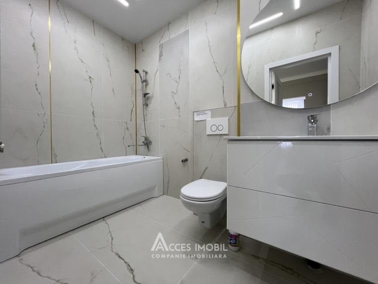 Estate Invest! Bloc Nou! Durlești, str. Atelierilor, 2 camere + living. Euroreparație!: 9