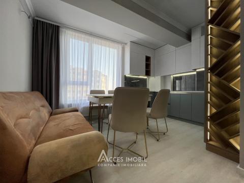 Estate Invest! Bloc Nou! Durlești, str. Atelierilor, 2 camere + living. Euroreparație!: 5