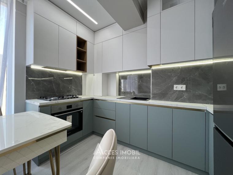 Estate Invest! Bloc Nou! Durlești, str. Atelierilor, 2 camere + living. Euroreparație!: 4