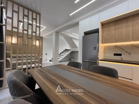 Duplex în 2 niveluri! Dumbrava, str. Buiucani, 3 camere + living, 130m² + 3 ari. Euroreparație!: 3