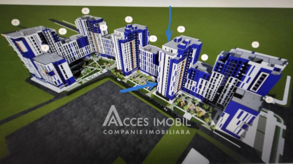 Lagmar! Bloc Nou! Râșcani, str. Calea Moșilor, 1 cameră + living. În construcție!: 2