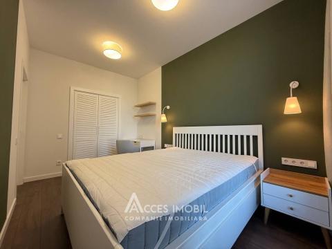 For Rent! New Block! Center, Al.cel Bun street, 1 room + living. Euro repair!: 1