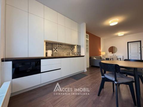 For Rent! New Block! Center, Al.cel Bun street, 1 room + living. Euro repair!: 7