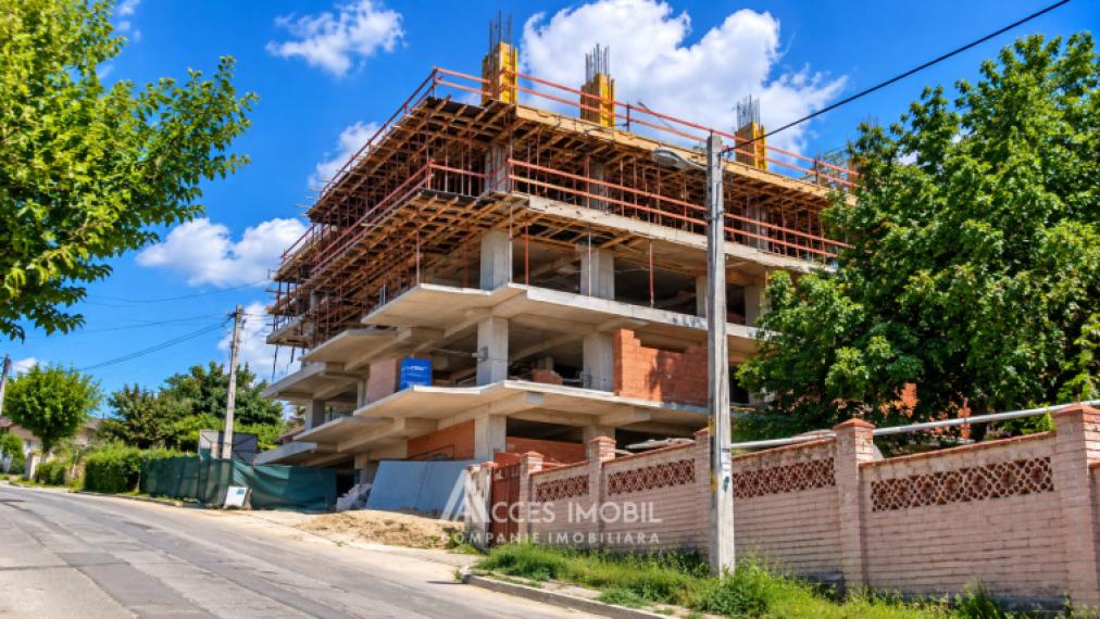 Bloc Nou în construcție! Durlești, str. Mihai Viteazul, 1 cameră + living.: 3
