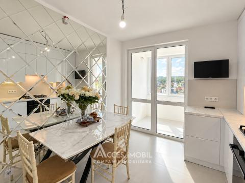 Exfactor! Bloc Nou! Buiucani, str. Ion Buzdugan, 2 camere + living. Euroreparație! Priveliște!: 2