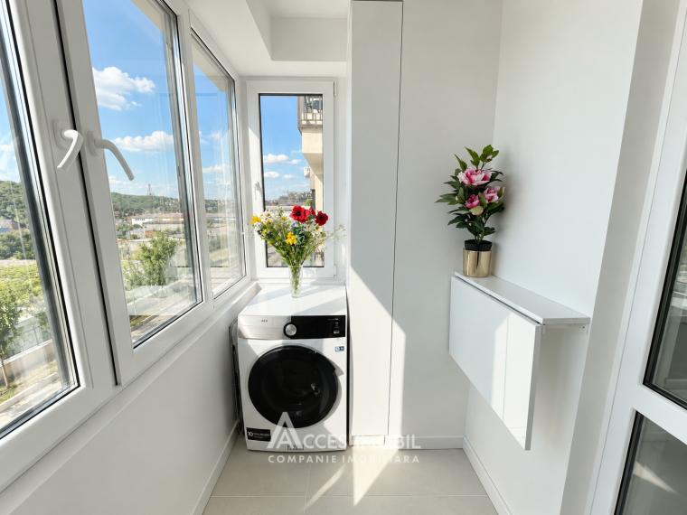 Exfactor! Bloc Nou! Buiucani, str. Ion Buzdugan, 2 camere + living. Euroreparație! Priveliște!: 14