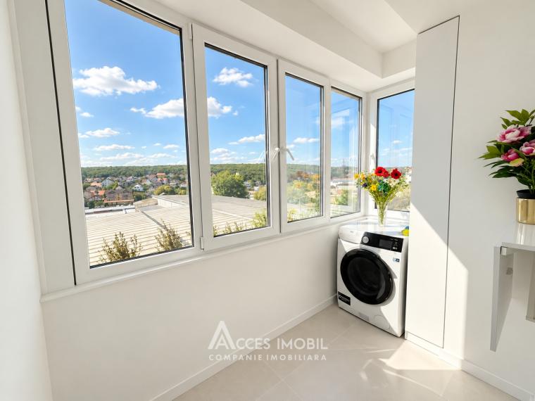 Exfactor! Bloc Nou! Buiucani, str. Ion Buzdugan, 2 camere + living. Euroreparație! Priveliște!: 15