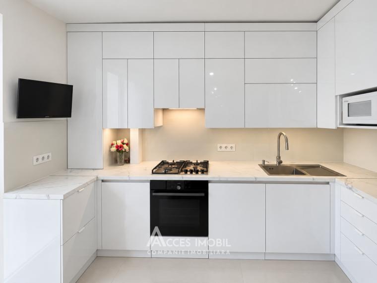 Exfactor! Bloc Nou! Buiucani, str. Ion Buzdugan, 2 camere + living. Euroreparație! Priveliște!: 4