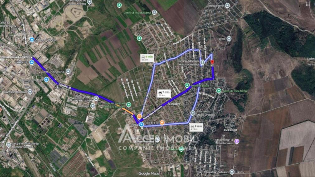 Teren pentru construcție 10 ari, Bubuieci, str. Traian!: 2