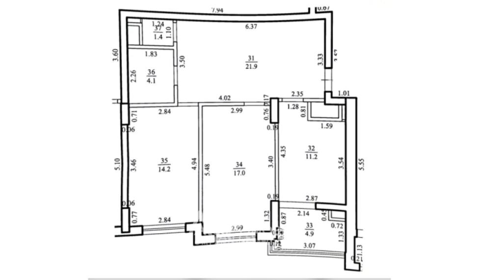 Exfactor! Bloc Nou! Buiucani, str. Vasile Lupu, 2 camere + living. Varianta albă!: 9