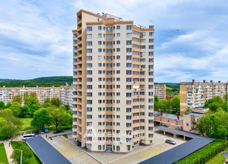 New Block! Ciocana, Ginta Latina Street, 2 rooms + living room. White Version! View!: 0