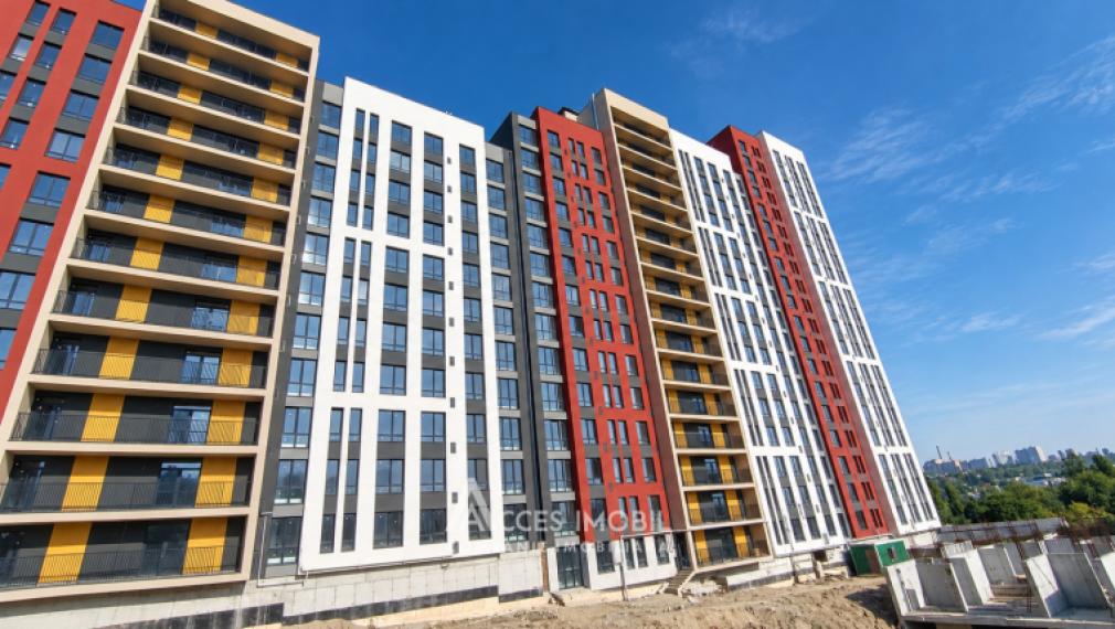 SkyHouse! Новострой! Ботаника, ул. Четатя Албэ, 1 комната + гостиная. Белый вариант! Вид!: 0