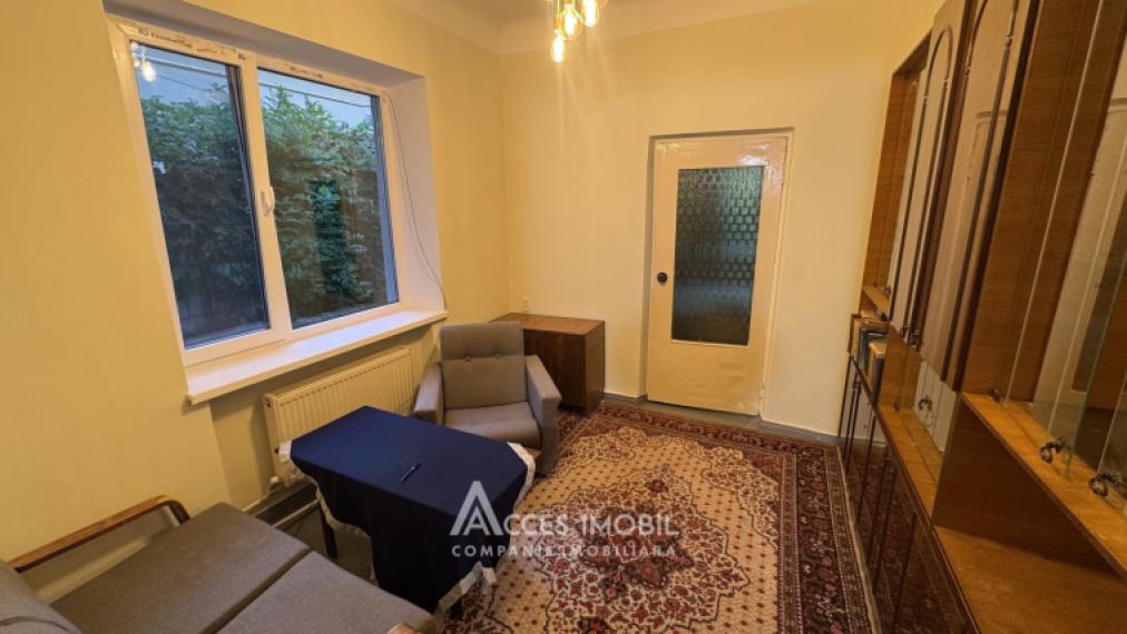 Chirie! Casă tip cottage, Telecentru, str. Costești, 1 cameră + living, 50m2 + 5 ari. Reparație medie.: 3
