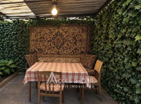 Chirie! Casă tip cottage, Telecentru, str. Costești, 1 cameră + living, 50m2 + 5 ari. Reparație medie.: 10