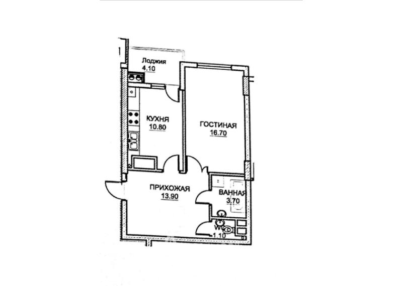 Exfactor! New Block! Buiucani, Vasile Lupu street, 1 room + living room. White version! Middle position! View!: 2