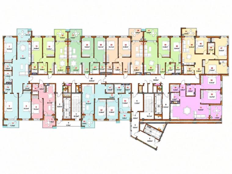Solomon Construct! New Block! Botanica, Grenoble Street, 2 rooms + living room. White version!: 3