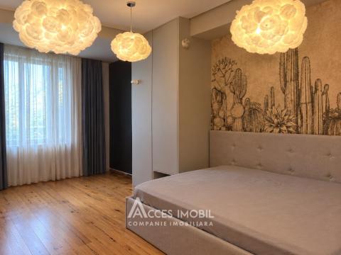 Chirie! Bloc Nou! Râșcani, str. Bogdan-Voievod, 2 camere + living. Reparație Premium!: 1