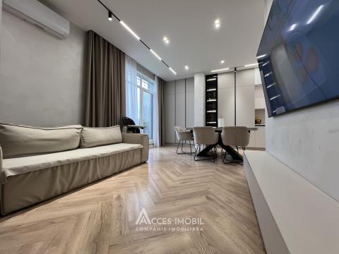 Penthouse! Inamstro! New Block! Buiucani, Ioana Radu Street, 3 rooms + living room. Eurorepair! With a view!: 4