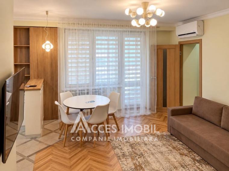 Chirie! Centru, bd. Ștefan cel Mare și Sfânt, 1 cameră + living. Euroreparație! Încălzire autonomă!: 4