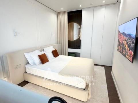 Chirie! Bloc Nou! Inamstro, Centru, str. Mihai Eminescu, 1 cameră + living. Reparație Premium!: 2