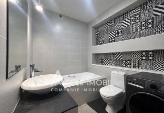 Bloc Nou! Durlești, str. Burebista, 1 cameră + living. Euroreparație! Localizare de mijloc! Priveliște!: 5