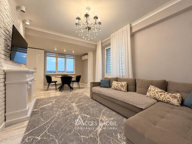New Block! Ciocana, Ginta Latina Street, 2 rooms + living room. Eurorepair!: 0