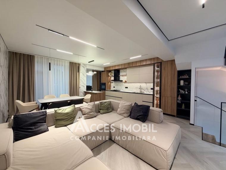 TownHouse în 3 niveluri! Durlești, str. Rezistenței, 3 camere + living, 170m² + 2 ari. Euroreparație!: 1