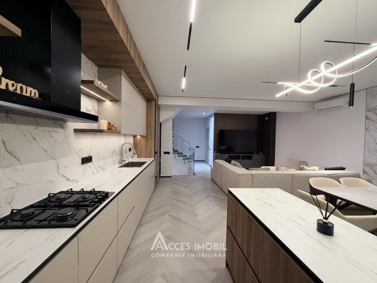 TownHouse în 3 niveluri! Durlești, str. Rezistenței, 3 camere + living, 170m² + 2 ari. Euroreparație!: 4