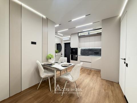 Exfactor! Bloc Nou! Ciocana, bd. Mircea cel Bătrân, 2 camere + living. Euroreparație! Localizare de mijloc!: 3