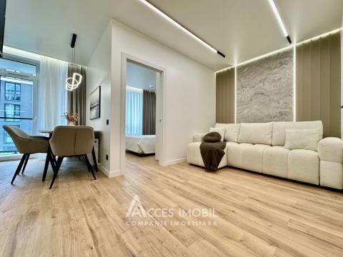 Golban Trade! New Block! Durlești, Regina Elisabeta Street, 2 rooms + living room. Eurorepair! Middle position!: 3