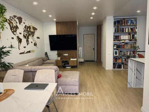 New Block! Centru, Moara Roșie Street, 1 room + living room. Eurorepair!: 2
