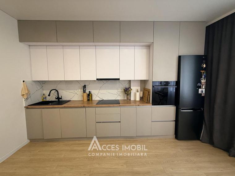 New Block! Centru, Moara Roșie Street, 1 room + living room. Eurorepair!: 3