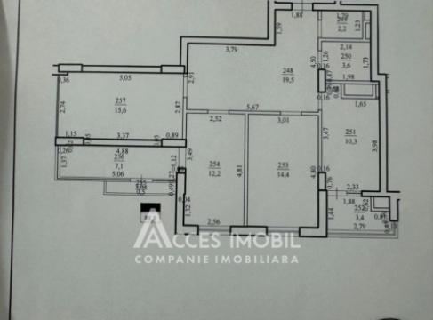 Exfactor! Bloc Nou! Buiucani, str. Ion Buzdugan, 3 camere + living. Varianta albă! Priveliște!: 1