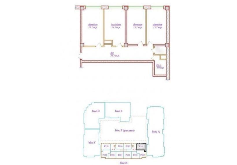Bloc Nou! Durlești, str. Cartușa, 3 camere. În construcție!: 3